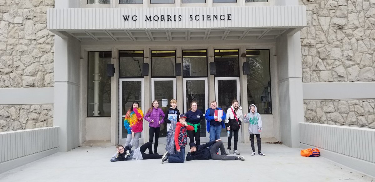 OrrickChristina's tweet photo. So proud of these kids! They just finished competing in the Science Olympiad at UCM! #leetonbulldogs #scienceolympiad https://t.co/6VWpwDLqUZ