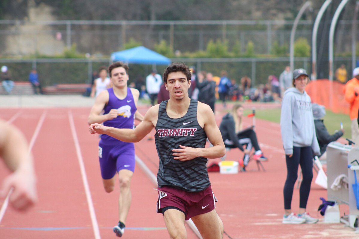 TheRoarComm's tweet photo. Trinity Men’s 800 runner Luke Hippensteel runs a great season opening time of 2:00.3!
#800m #trinityu #trinitytrack #trinitytigers https://t.co/SslT7qbuBo