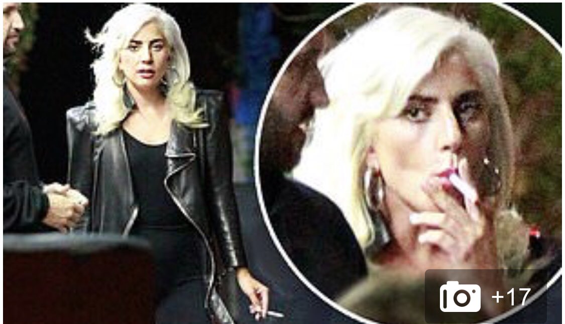 at Pace/Canyon Market——Lady Gaga takes a smoke break after shutting Bradley  Cooper rumors. LADY GAGA! THERE'S NO SMOKING IN THE CANYON!