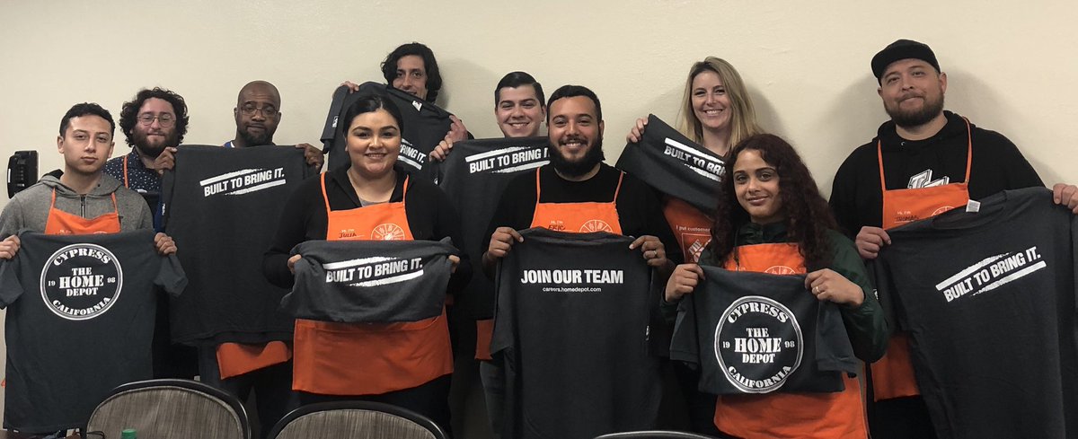 Welcome to the Cypress Home Depot Family! Celebrating with new shirts during New Hire orientation today!@Allen83hd @DesireThorpe <a href="/HomeDepot6650/">KMB@6650</a> <a href="/Steven_Mousseau/">Steven Mousseau</a> @karenabrahamHRD <a href="/JabarrBean/">Jabarr Bean</a>