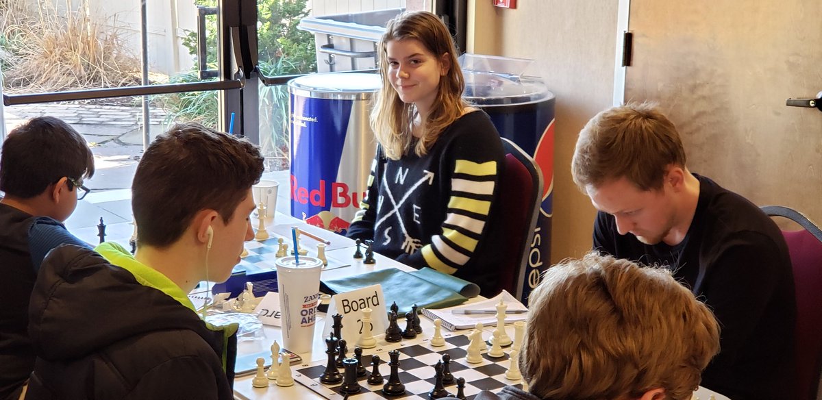 Scott_Plaster's tweet photo. Atkins Chess team's last tournament before State Scholastic at Asheboro Open @Atkins_HS https://t.co/2ZXTBJWZzR