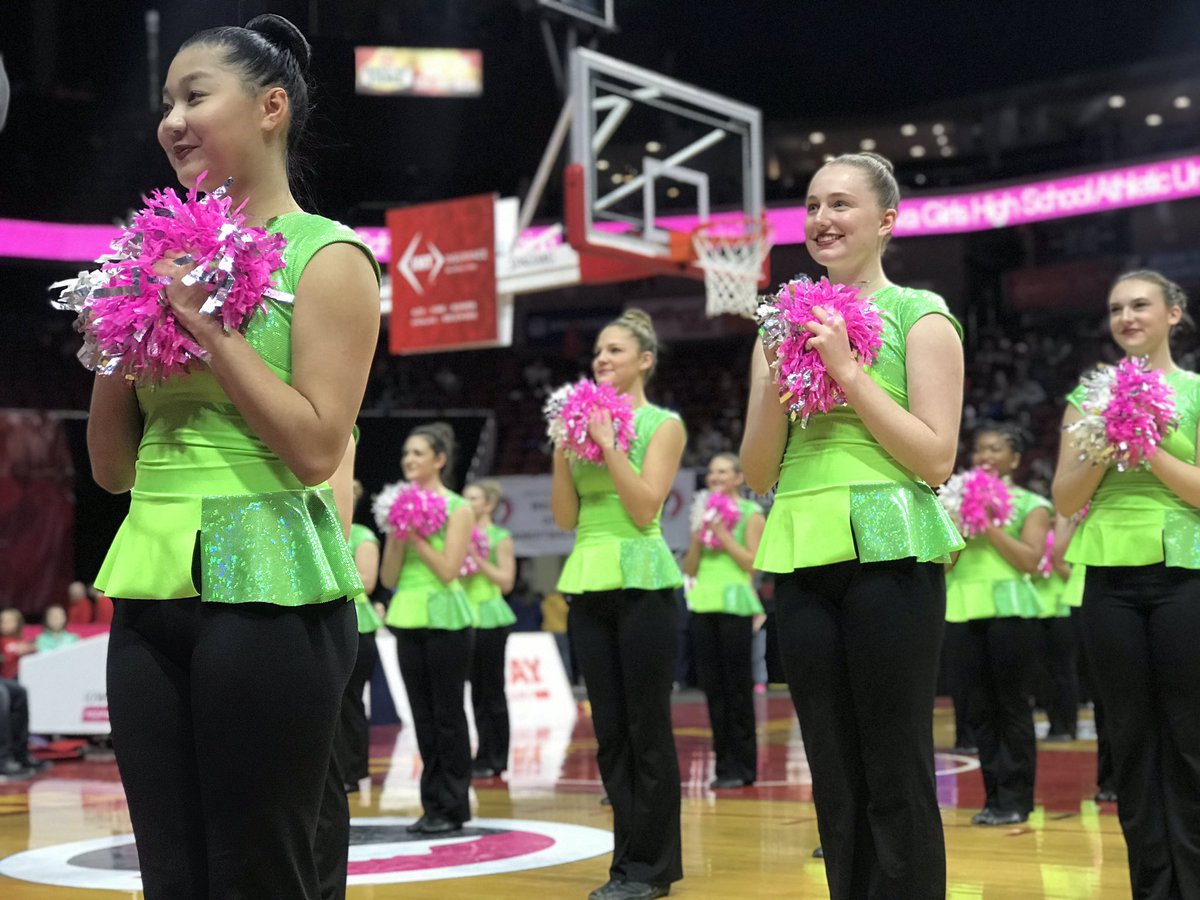 Ankeny_Hawks's tweet photo. Paige and Emma representing at state basketball All Iowa Dance team!!! https://t.co/6c8nsn5b5s