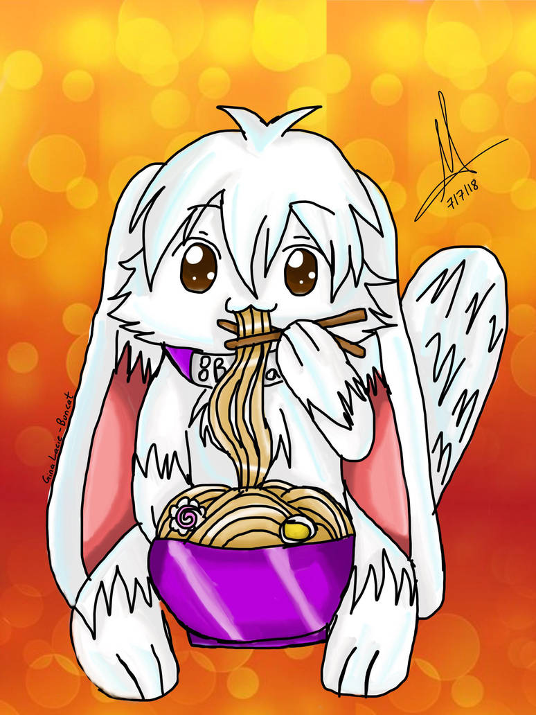 LacieBuncat's tweet photo. Here is a drawing of my avatar Buncat eating ramen that i made in sketch and in digital. Please follow me on deviantart https://t.co/LuVWogpPwa #oc #art #artist #drawing #digitaldrawing #sketch #animeartist #ramen #eatingramen #originalcharacter #avatar #animestyle https://t.co/SiFF7jQ0hT