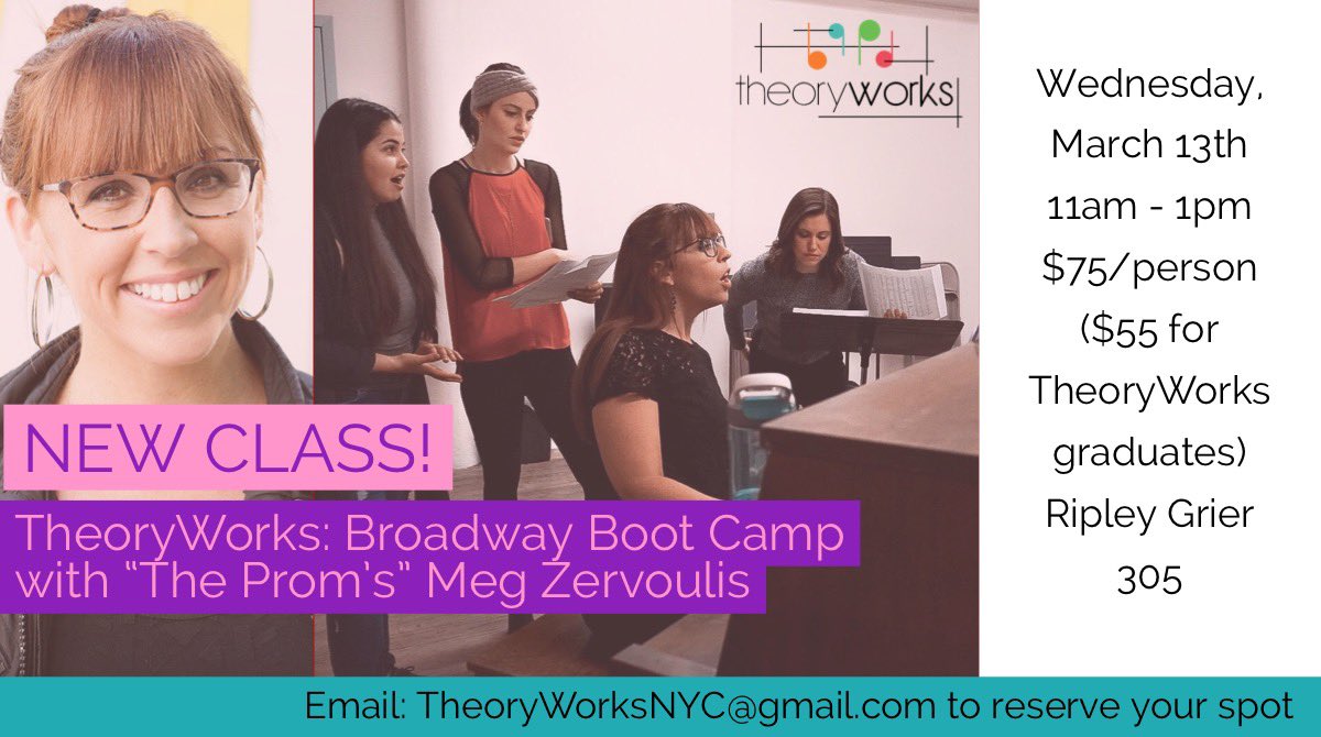 TheoryWorks (@theoryworksnyc) on Twitter photo Ever wonder what a Broadway music rehearsal is like? MD <a href="/megzmuse/">Meg Zervoulis</a> of <a href="/ThePromMusical/">Prom Musical</a> will be teaching 2 of the show’s group numbers in our new sight singing class. RSVP: TheoryWorksNYC@gmail.com
#broadway #firstdayofschool #theprommusical #theprom #musictheory #sightsingingclass Ever wonder what a Broadway music rehearsal is like? MD <a href="/megzmuse/">Meg Zervoulis</a> of <a href="/ThePromMusical/">Prom Musical</a> will be teaching 2 of the show’s group numbers in our new sight singing class. RSVP: TheoryWorksNYC@gmail.com
#broadway #firstdayofschool #theprommusical #theprom #musictheory #sightsingingclass