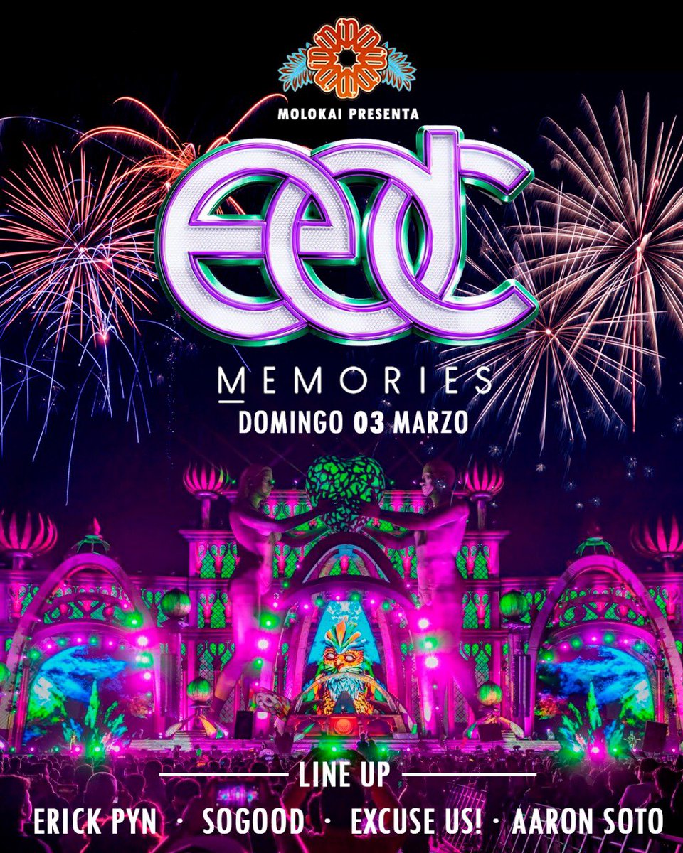 aaronlopez48's tweet photo. Mañana tendremos un evento para recordar momentos del edc en @MolokaiCln quien guste ir y compartir ahí nos vemos 🔥🔥🔥 https://t.co/BAveEk4Rc4