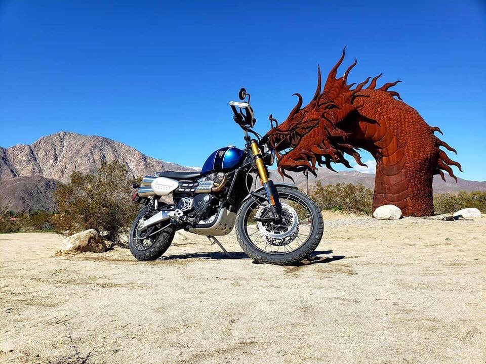 It’s one thing to read about dragons...and another to meet them. 🔥🐉🏍💨

📸: @dmackyaheard

#TriumphMotorcycles #fortheride #Scrambler1200XE