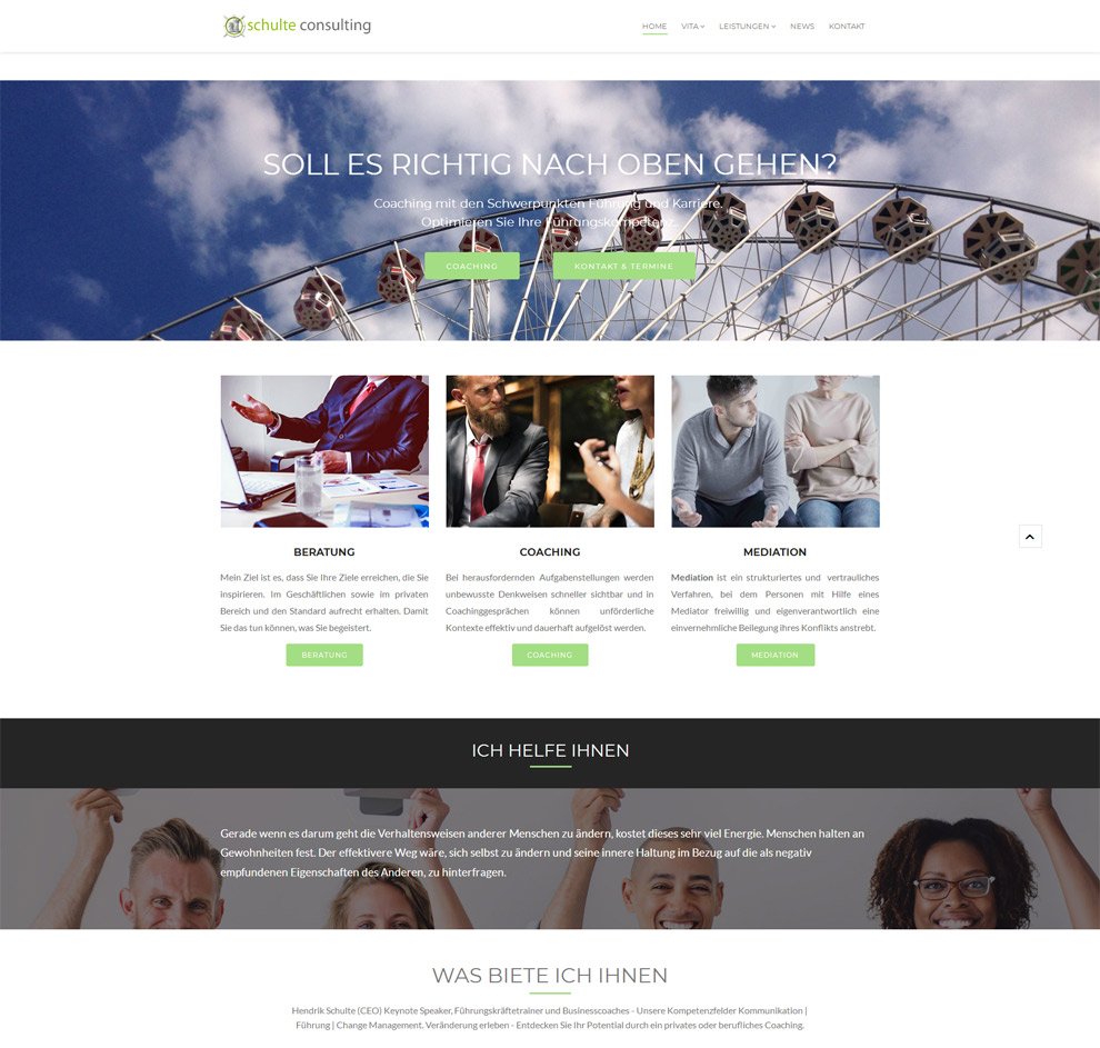 Firma @info_schulte Consulting aus Eschwege mit neuer responsive #Website #Design  Die Kerninhalte sind optimiert um Zielgruppen schnellstmöglichen Zugriff auf den Content zu haben #jpswerbung 
schulte-consult.de
#Webentwicklung #Webdesigner #Webdesign #Webdevelopment