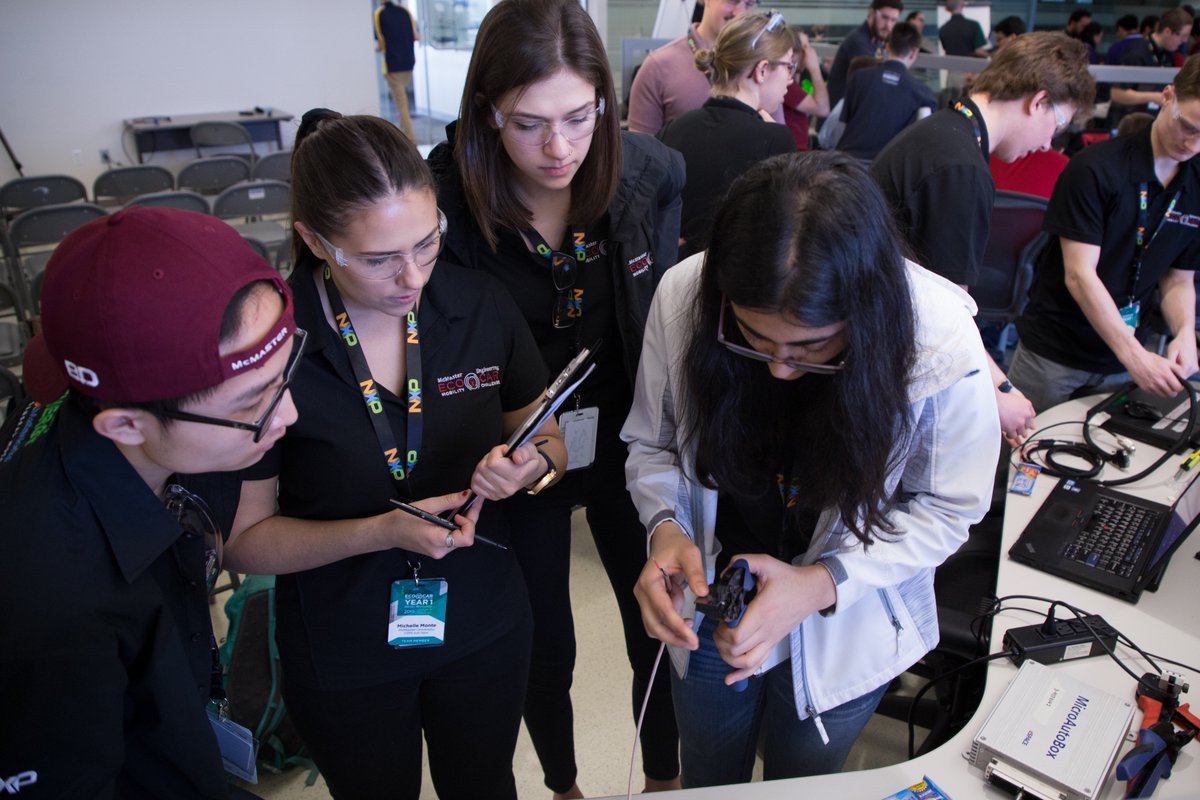 emadiali1's tweet image. A few photos with @MacEngEcoCAR at the Year 1 @EcoCARChallenge #WinterWorkshop in Austin, TX hosted by @NXP. Full photo album is available at flickr.com/photos/doeavtc… 

#EcoCAR #AVTC #MacEng #GraduateStudies