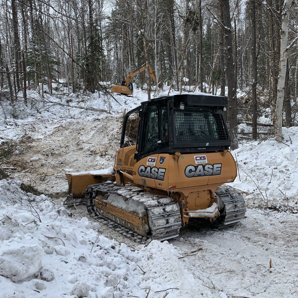 CXSLtd's tweet photo. CXS spent the week building new diamond drill pads and trails with our @CaseCE equipment. Now we are heading to Toronto for the @the_PDAC #PDAC2019 convention. #caseatwork #mining #exploration #miningexploration https://t.co/oHd3cc48qa