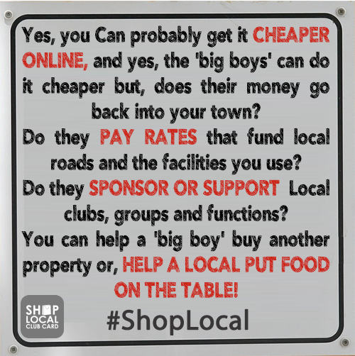 LoyaltyHubApp's tweet photo. Love #SmallBiz? Surely you want to keep them? #ShopLocal....One small purchase really does make a BIG difference https://t.co/fr35gj48SG