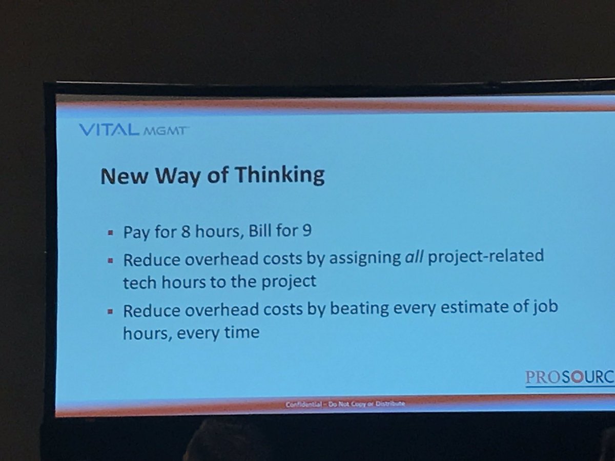 glowacki_jeremy's tweet image. How to make more money in the AV business. ‘If you break even on labor, you’re losing money in this business’—Paul Starkey #ProSource #AVtweeps