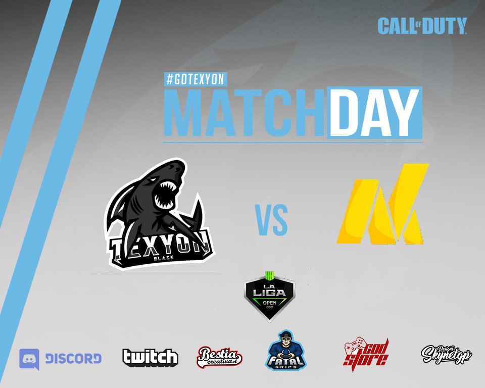 TexyonGaming's tweet photo. #CallOfDuty  | #BlackTexyon

🏆: Clasificatorio @TemporadaJuegos 
⚔️: @NKillersSquad 
⏰: 16:00hrs 🇨🇱 / https://t.co/jnFWnvDVbP  

#GoTexyon🦈#BlackTexyon https://t.co/I8tA9IzzEz