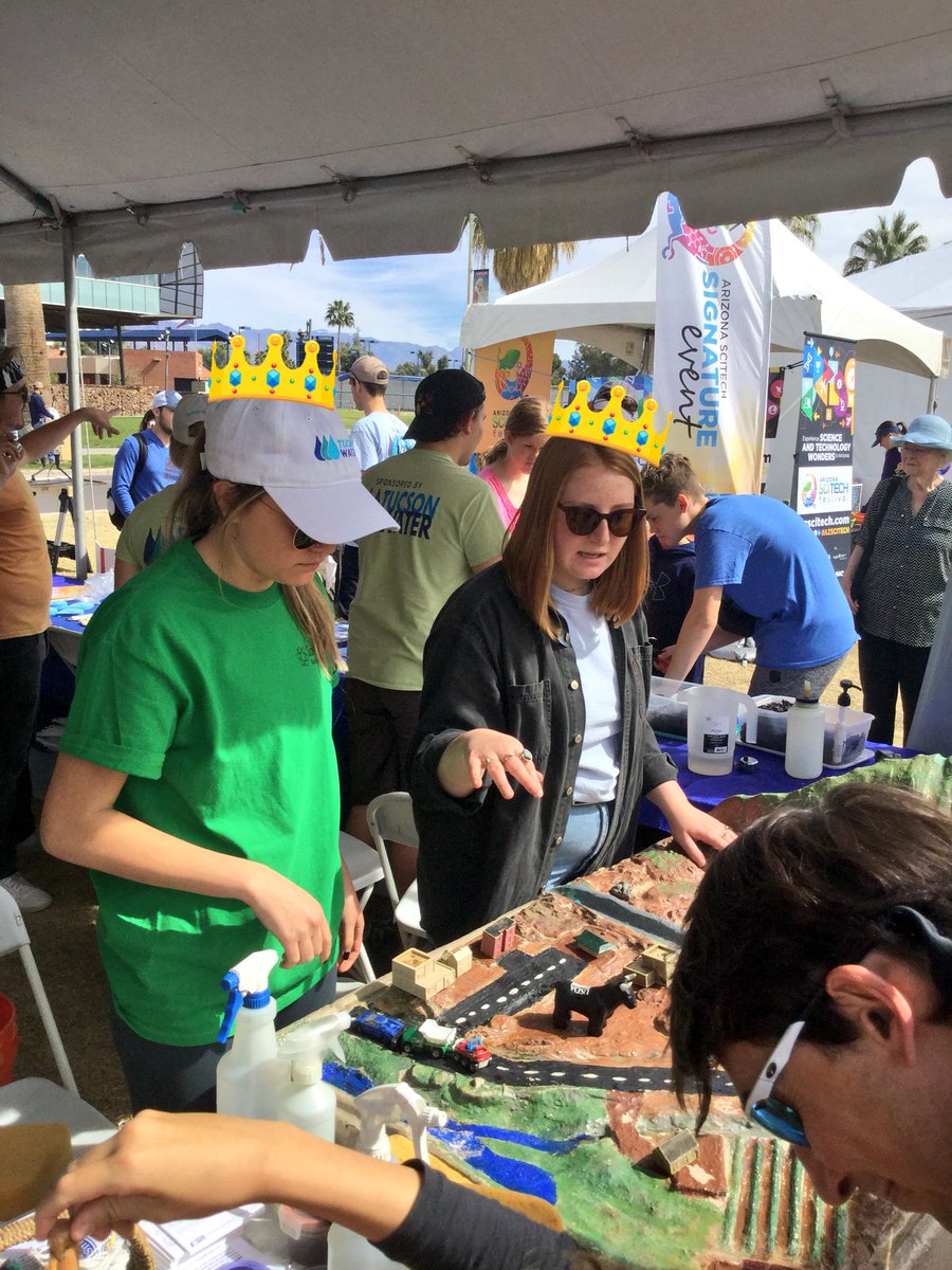 AZProjectWET's tweet photo. Our water educator queens!!! Having fun teaching about the watershed! #sciencecity19 https://t.co/RPTaVGMDbS