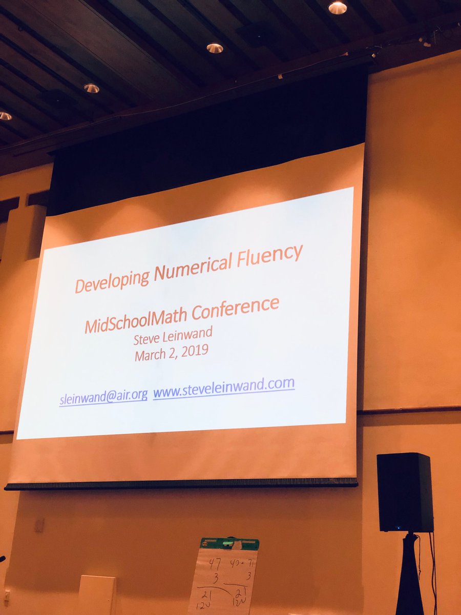 zidriss's tweet photo. ⁦@steve_leinwand⁩ #MidSchoolMath2019 #SantaFe #NM #Numbersense #equals #makingsense #buildingcomputationalfluency https://t.co/8mpfLi0BNd