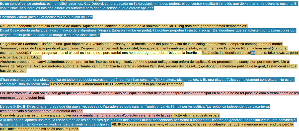 SeguimFils's tweet photo. La #documentacioEnColors són els #apuntsEnObert que són apunts col·laboratius presos sobre #etherpad que després es transferiran al wiki semàntic https://t.co/xiecAaz1wE
Al @_sobtec #sobtec19 ara en xerrada @Ingridguardiola sobre la reconquesta virtual
https://t.co/mcgDYpWFYF https://t.co/uDRGBy2vEM