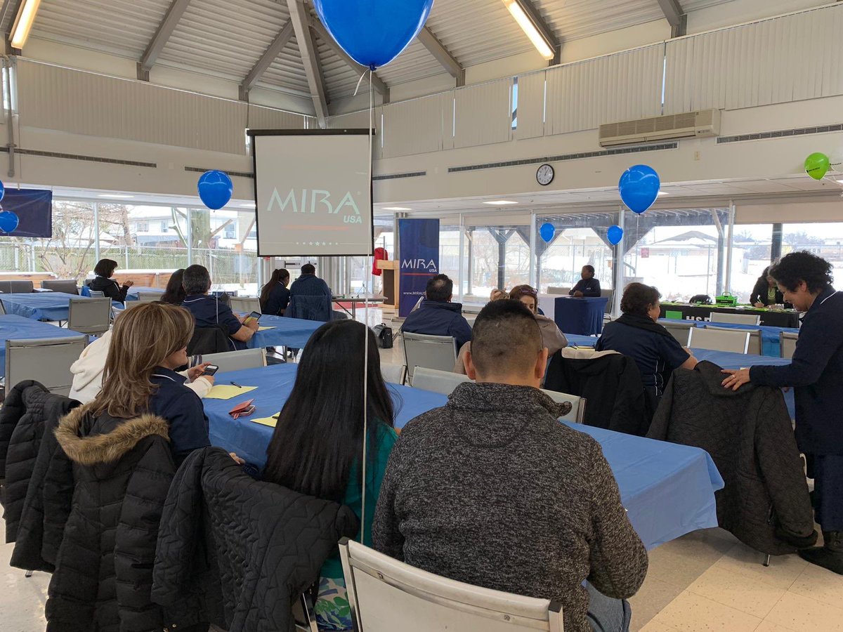MIRAUSAOficial's tweet photo. En este momento desde Elizabeth, NJ esta comenzando nuestro taller “Aprenda como llenar su plantilla de impuestos “ Contamos con la presencia de Lucy Carillo, Senior Tax Analyst . #ayudarnosmueve #taxes2019 #ElizabethNJ https://t.co/CoEuGQYvkt