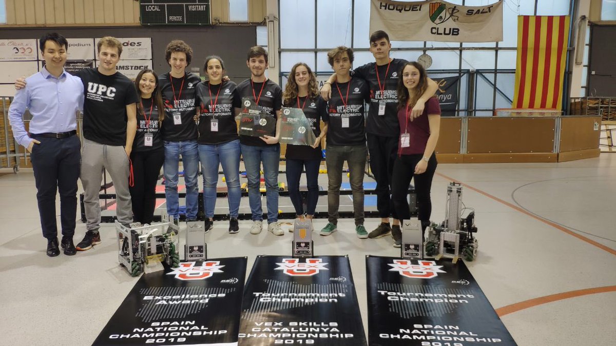 PUCRA es corona com a campió absolut a la final de la VEX Robotics Competition Spain amb un total de 3 premis, incloent la primera posició del torneig. Ens anem directes a la final de Louisville, Kentucky a finals d’abril. <a href="/EEBE_UPC/">EEBE</a> <a href="/la_UPC/">Universitat Politècnica de Catalunya (UPC)</a>