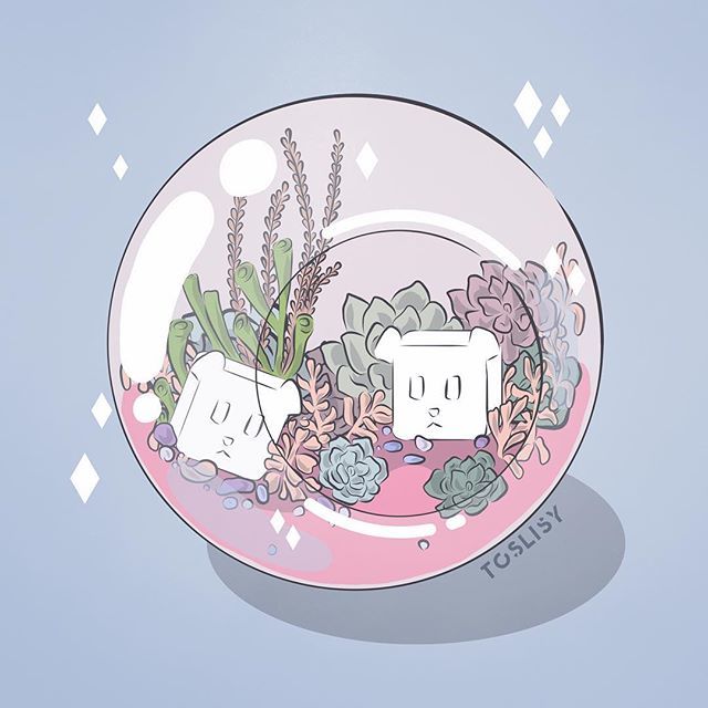 Square Bear strikes again! #cute #illustration #adorable #square #terrarium #succulents #sparkle #purple #kawaii #drawing #illustrator #ipadpro #vector #spring #glass #bear ift.tt/2IL5aQ1