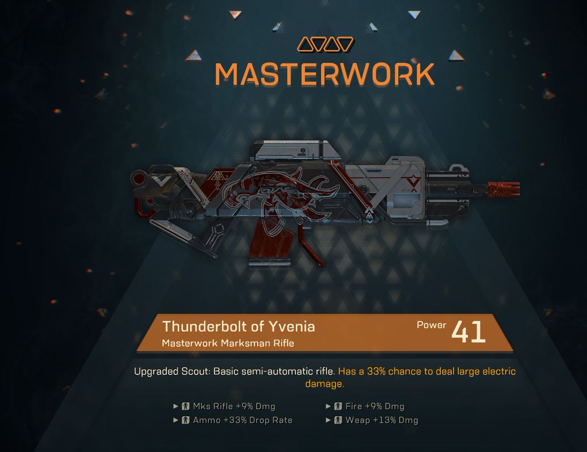 TheBeardedGing1's tweet photo. Just got my first Masterwork item! Could be better, but still uber exciting! https://t.co/0JbZVqF6ib