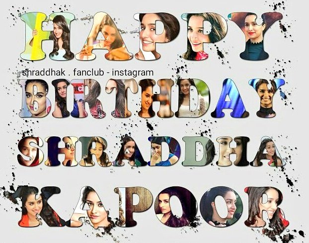 Abid0413's tweet photo. Wish U A Happy Wala BirthDay🎂 @ShraddhaKapoor😍 https://t.co/1K0d9zNEhG