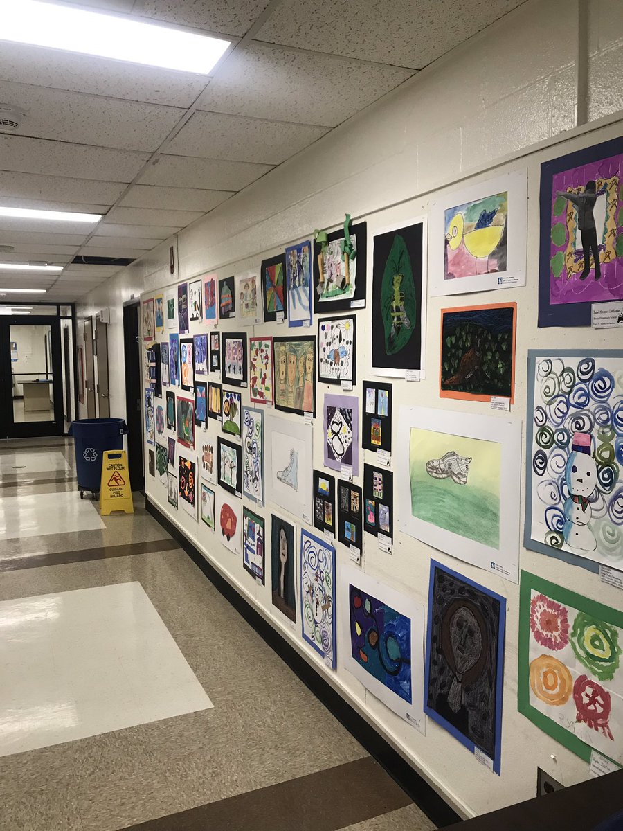 What a week! 1st MCES art show on Wednesday followed by a student show at ESS with Essex and Middleborough ES. @visualartsbcps <a href="/CocoBCPS/">Stephen J. Coco</a>
