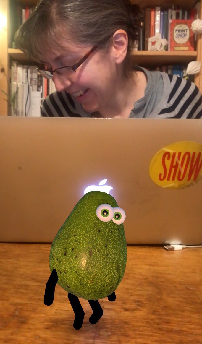 Typographic research in the company of the best avocado! 💚 <a href="/iamtherealavo/">Avo</a> #avogame itunes.apple.com/gb/story/id145…