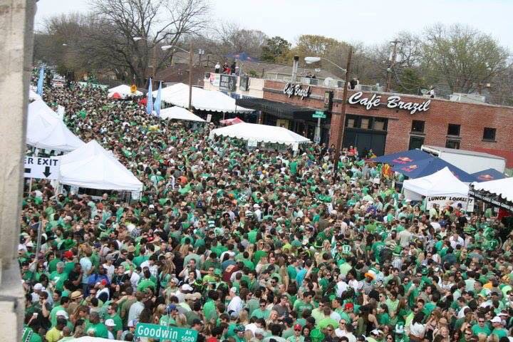 st pattys day on greenville ave