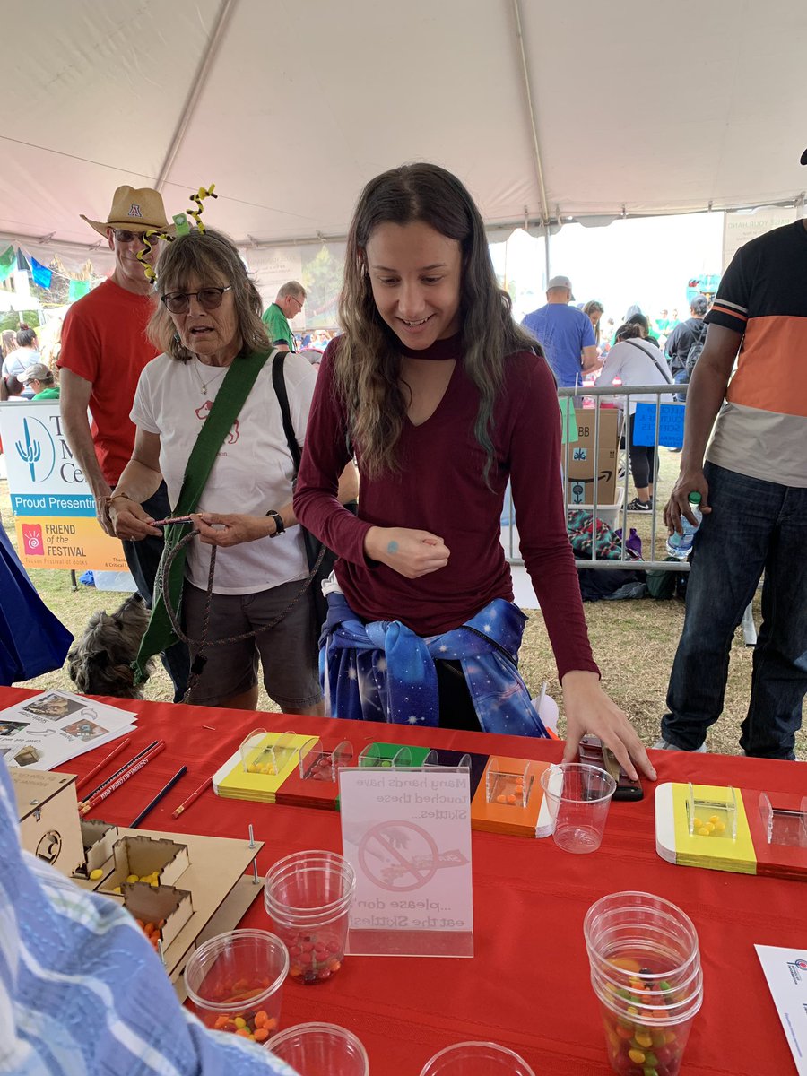 UofAInfoSci's tweet photo. Come to the iSchool tent at the #TFOB2019 in #ScienceCity19 https://t.co/FVmnbpIdpT