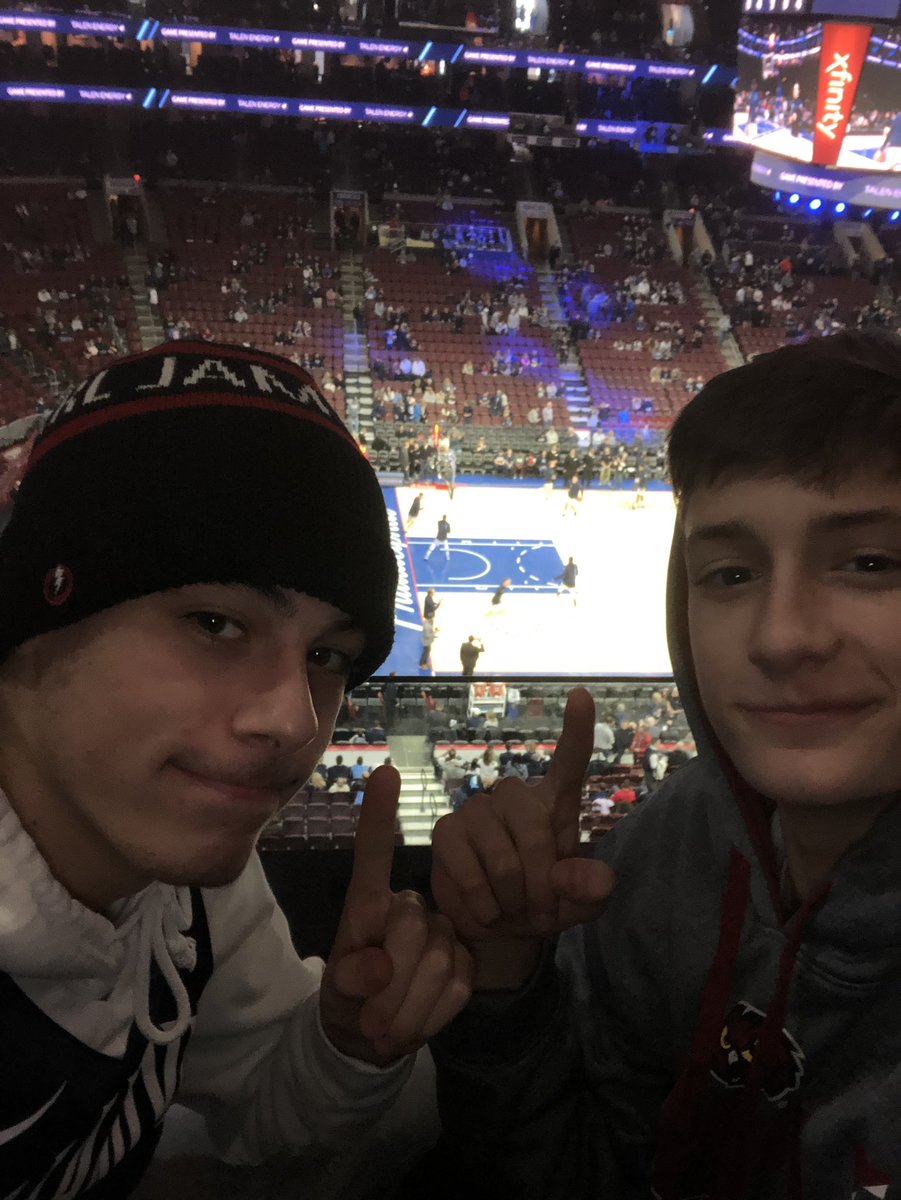Me and my bro B Money enjoying oursleves at #NovavsButler #NovaNation #GoNova