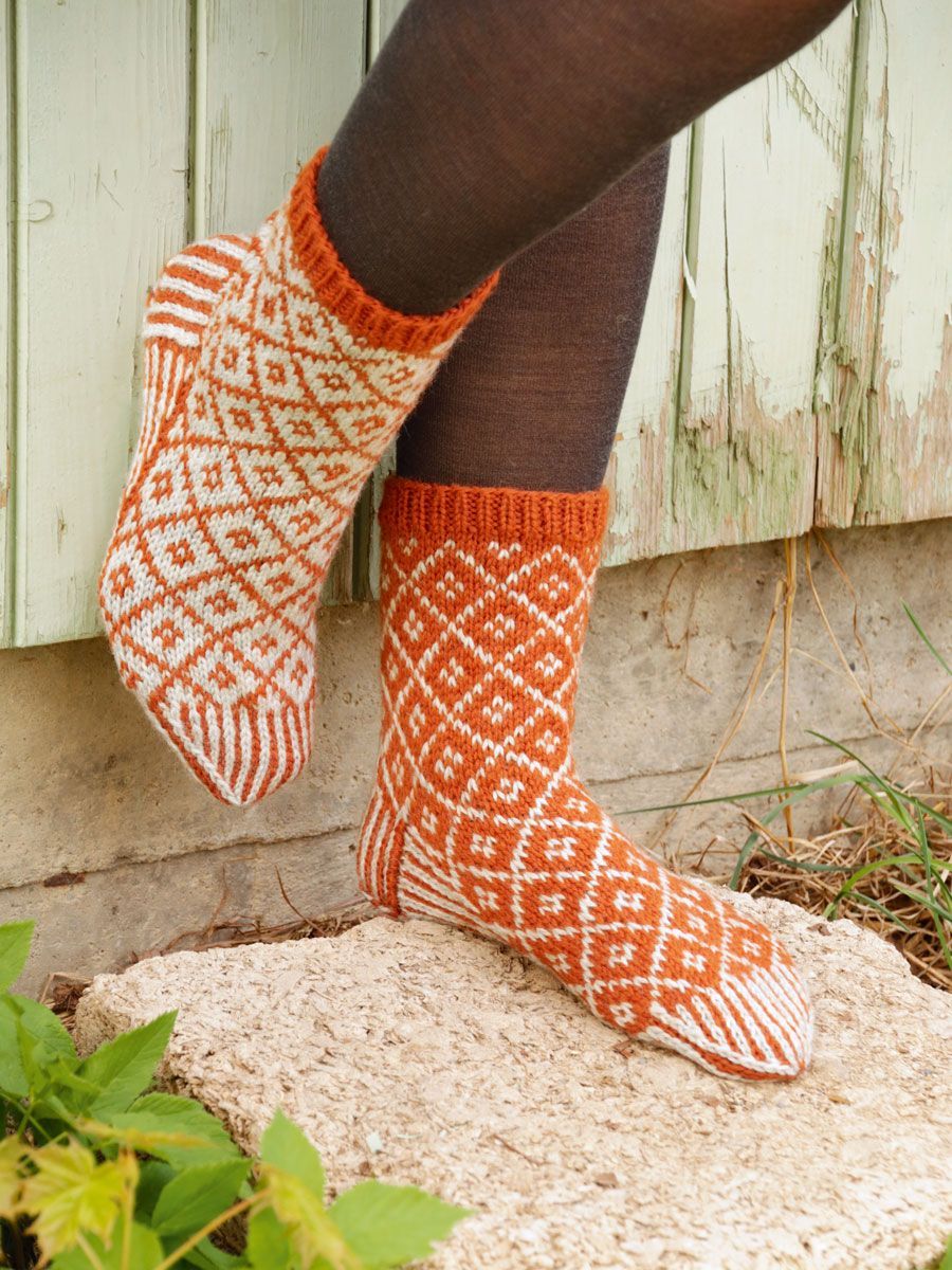 TheKnitterMag's tweet photo. Have fun with these patterned socks by reversing the yarn colours!

https://t.co/1AuollBWuR
#knitting #theknitter https://t.co/eqOTyQfOsU