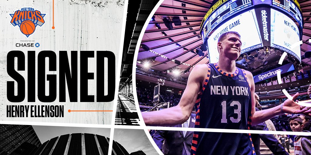 nyknicks's tweet photo. SQUAD @HenryEllenson13 #NewYorkForever https://t.co/YfkxMhie5O