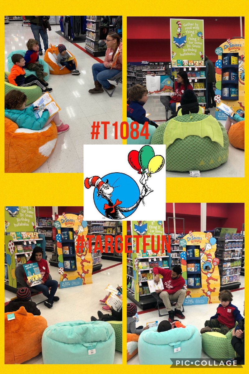 _tekkNIQUE's tweet image. Couldn’t let the TMs have all the fun reading Dr.Seuss ... 📚 #T1084 #TargetFun