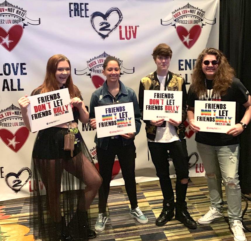 If you're in the <a href="/PlaylistLive/">Playlist Live 🌐</a> house, we want to meet you! Come by our booth, meet celebs, Ambassadors, and ROCK LUV with us! Be a #GameChanger! ❣️🖤❣️ #playlistlive