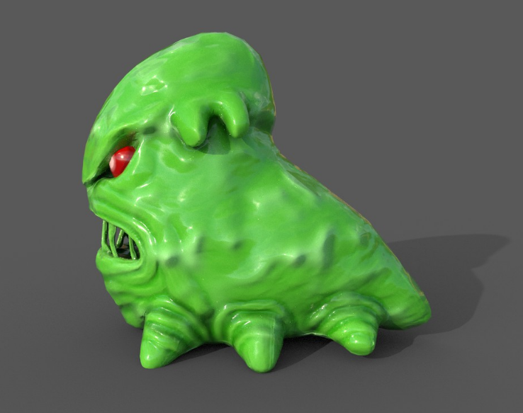 advtails's tweet photo. From concept to model, we have our first enemy. Can't have an RPG without slimes. I'm gonna put this poor guy through a lot of abuse. #gamdev #indiedev #ue4 https://t.co/awg3JnX0qF