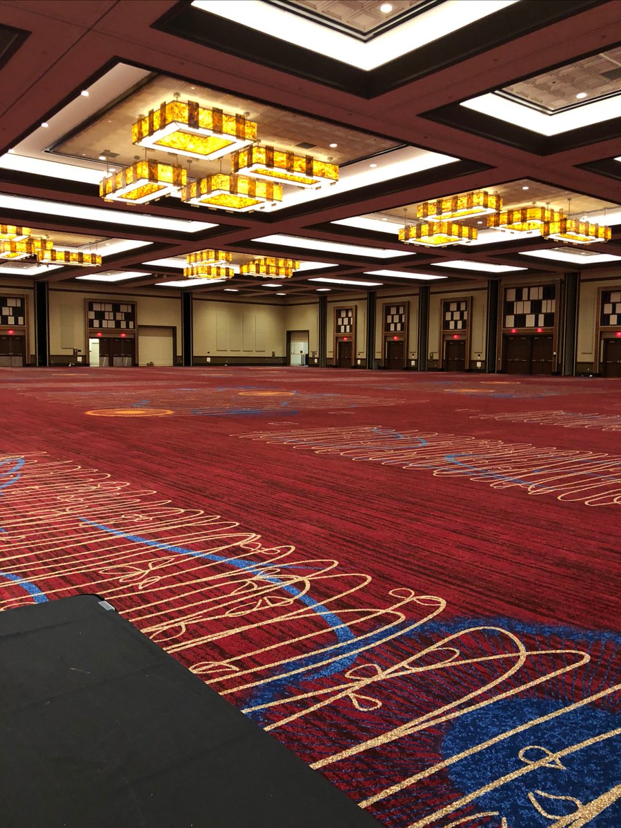 NJDECA's tweet photo. In just 2 days, this ballroom will be ready for SCDC! #readyforit https://t.co/WFQHpmbEJH