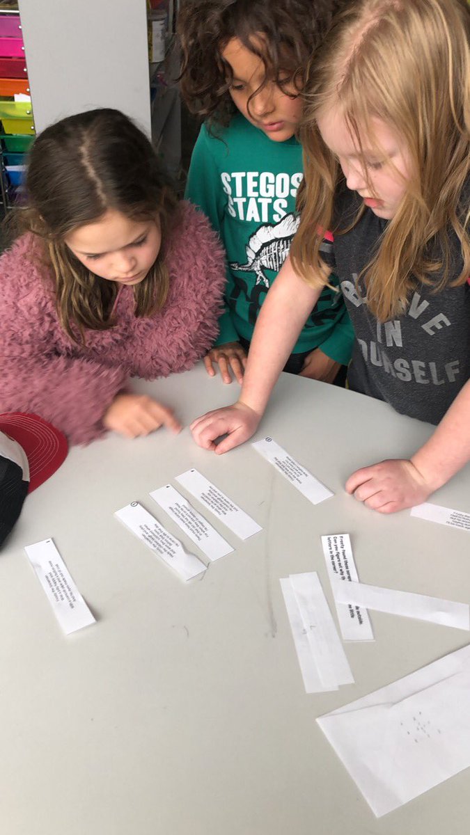 MissBankson's tweet photo. Oh no! Frosty‘s nose was stolen. Luckily, the students solved several clues to get it back! https://t.co/UqMCHeWmfJ