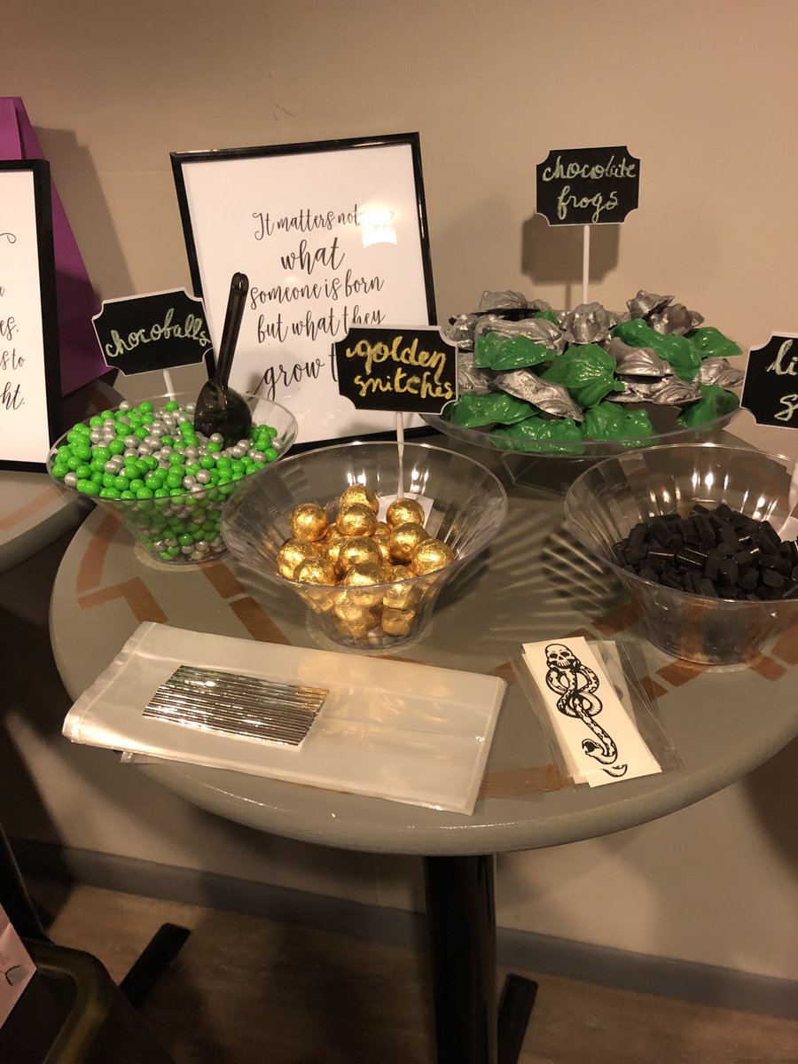 caitlingalatic's tweet photo. “What a beautiful place to be with friends.” - Dobby

My coworkers threw me a baby shower last night at the cat cafe and it was Harry Potter themed!! My heart is so full ❤️⚡️
#Worksomewhereyoulove #targetfam https://t.co/k8IoVpmgT4
