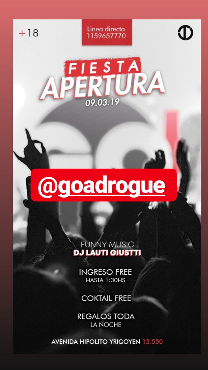 LuuMarconi_'s tweet photo. Tan solo 8 días para la gran APERTURA se vienen muchos #SabaGo, no se queden afuera !! 
▪️Promociones 
▪️ Cumpleaños
▪️Mesa Vip 
▪️Traslados
⛔POR FAVOR PARA MESAS Y CUMPLEAÑOS RESERVAR CON TIEMPO⛔
⛔SIN LISTA NO PODRAN ACCEDER A LOS BENEFICIOS ⛔

LISTA-LUU MARCONI 1134779130 https://t.co/LSh0IbT2by