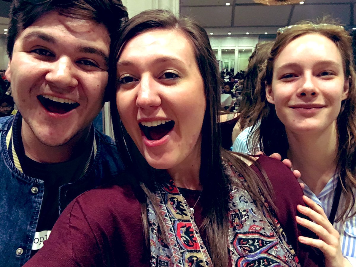 AmnestyArcadia's tweet photo. Lunch with @Brendinid the co-founder of @AMarch4OurLives such incredible work that he is doing to end gun violence! #AGM2019 #AmnestyInternaional https://t.co/RwsEFz30G8