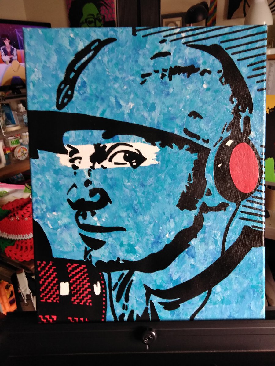 lorrinart's tweet photo. #lorrin #art #artist #portrait #paint #painting #acrylic #acrylicpaint #acryliconcanvas #modernportrait #popportrait #modernart #popart https://t.co/kSOrUiWpTt