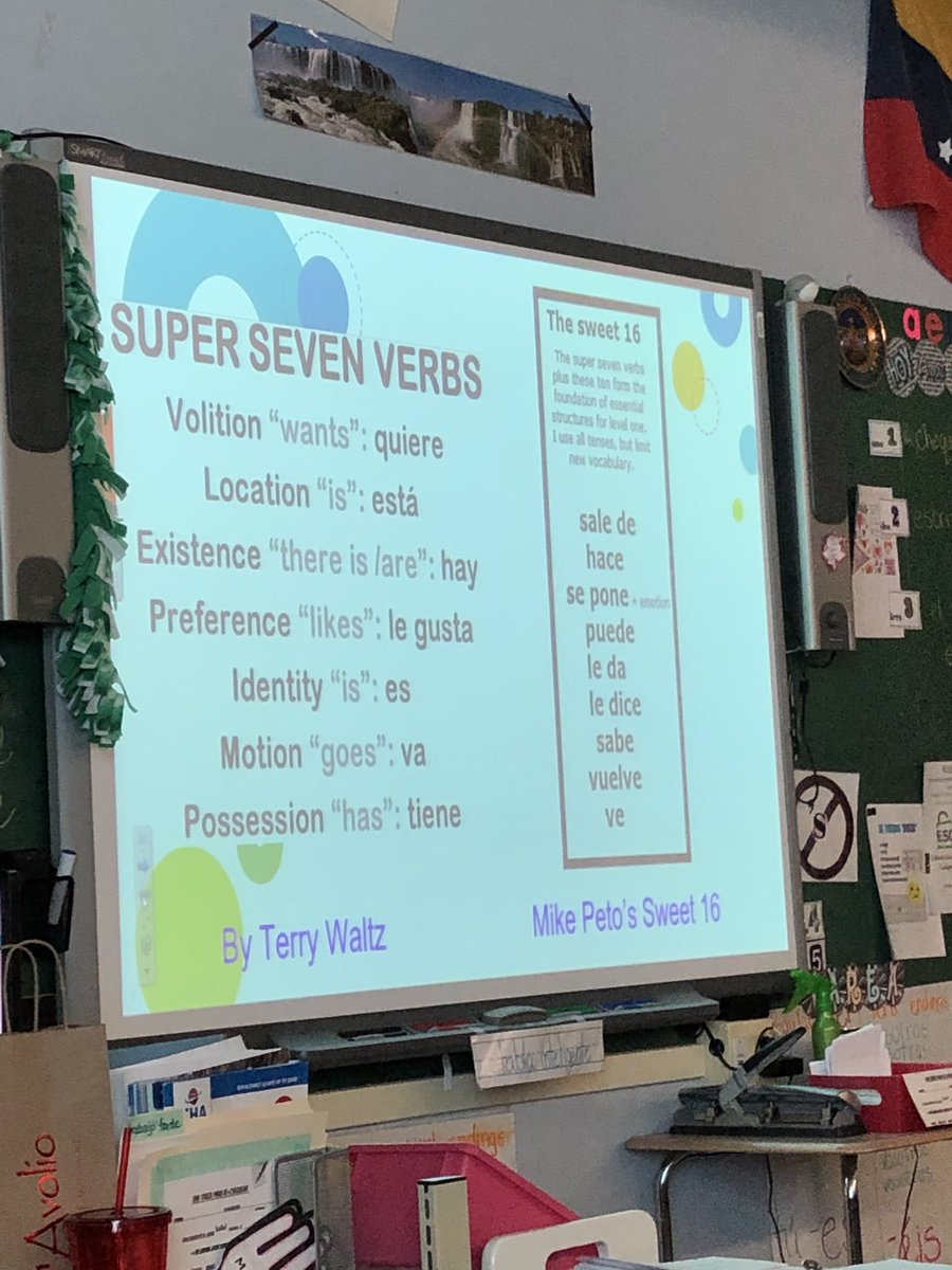 PapillonAnne's tweet photo. Sara Moyer gives techniques to begin working CI into instruction.  #WNYFLEC19 #nysachat #nysaflt #langchat #oplearns https://t.co/wa7ROc2zeY