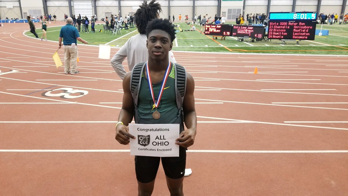NorthmntTrack15's tweet photo. Congrats Rod Moore Jr. 200m Indoor State Championship 
5th place. https://t.co/aDx6oRpgr9
