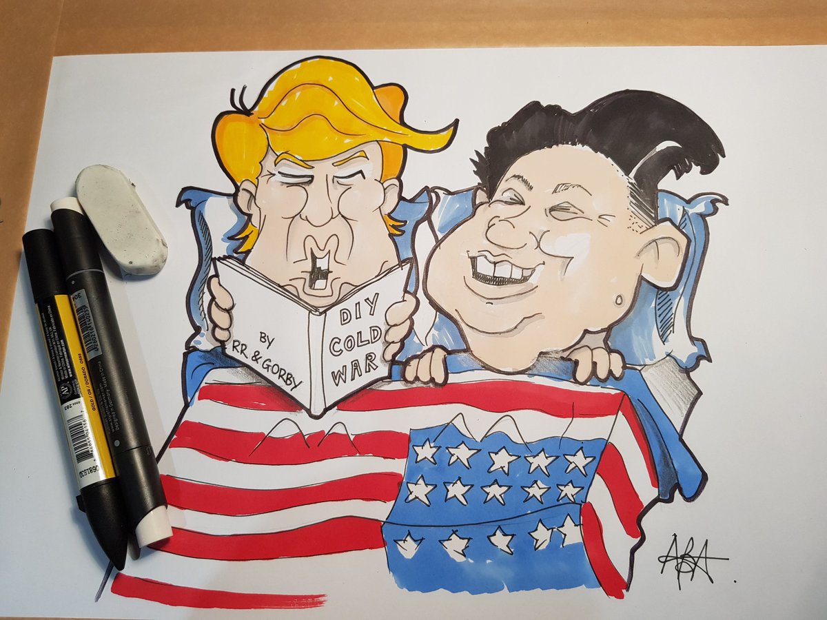 #TrumpKimSummit #KimJongUn bedtime stories #ColdWar <a href="/realDonaldTrump/">Donald J. Trump</a> <a href="/KimJongUnNuking/">Kim Jong Un</a>