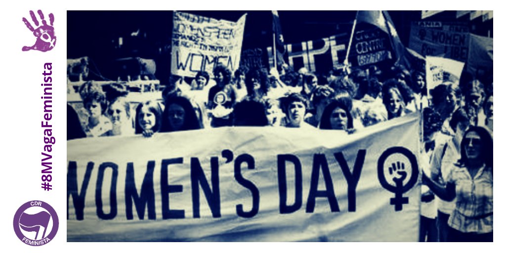 📣 CAMÍ A LA #VagaFeminista‼️

👉 El #8M ATUREM-HO TOT per denunciar les desigualtats laborals, que encara avui, pateixen les dones.

🔴 No et quedis a casa, juntes som més fortes‼️ ✊ 💜

 #CDRFeminista #TombemElPatriarcat
