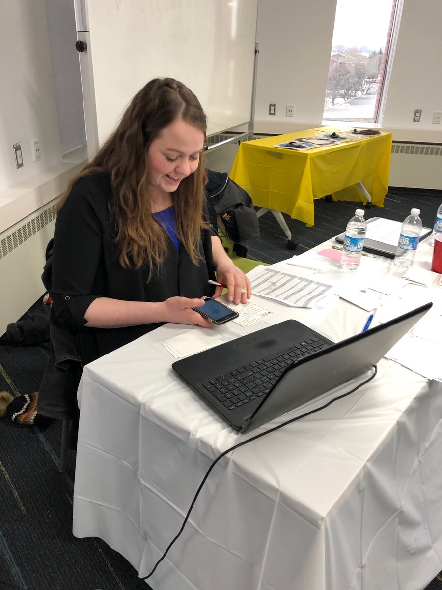 CaswellCathy's tweet photo. Kayla is busy tallying results at the #mijc competition ⁦@dalagriculture⁩ ⁦@Official4HNS⁩ https://t.co/9pjfduMFCy