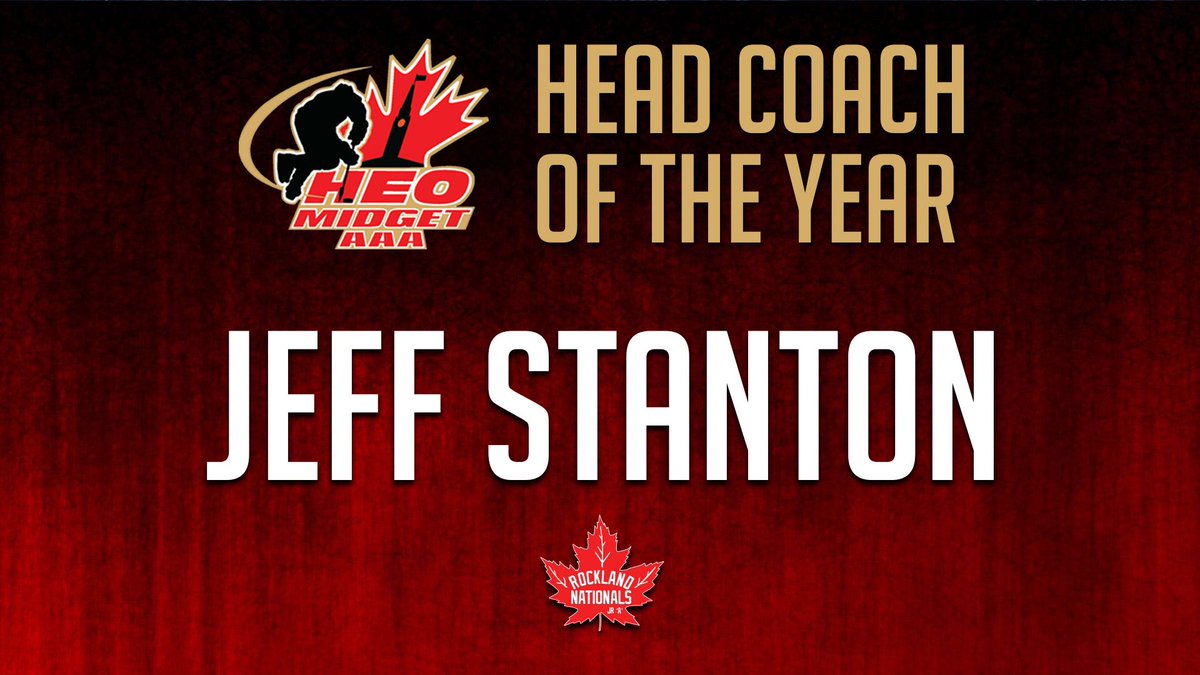 Puck_Pulse's tweet photo. Release | Jeff Stanton named 2018-19 HEO Midget AAA Coach of the Year

Graphic: Mark Kelly

More | https://t.co/qSENrwtfAa https://t.co/M4oS53nXje