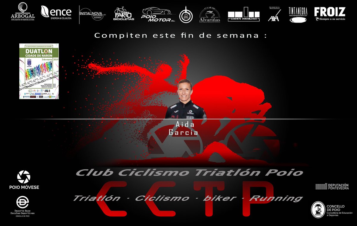CCTPoio's tweet photo. #SomosTriatlon #Duatlón #poiopower
#teamCCTP https://t.co/WfxkRMlPGt