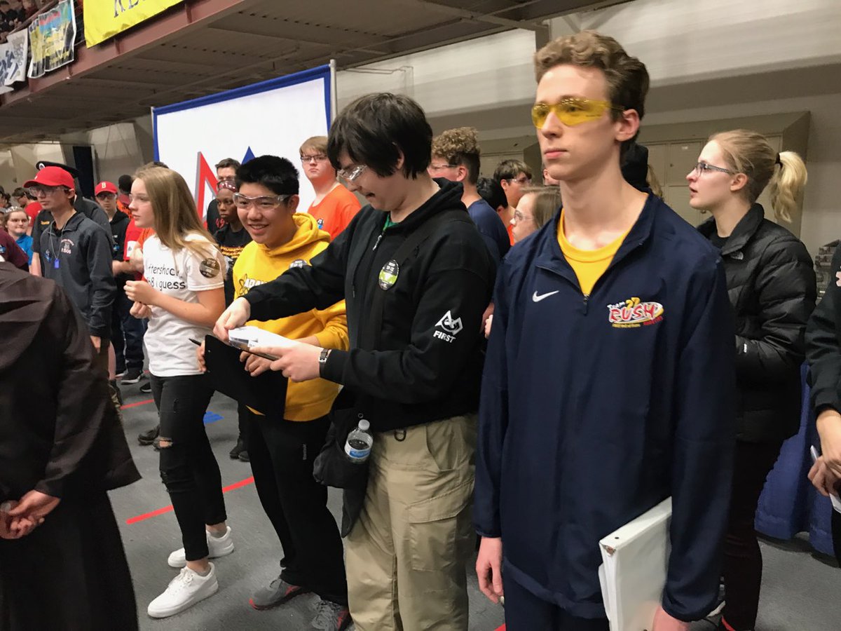 Can't wait to play in eliminations with <a href="/FRC5150/">Hybrid Hornets</a>  <a href="/FRC3542Speed/">SPEED Robotics</a> at #ket1space! #omgrobots