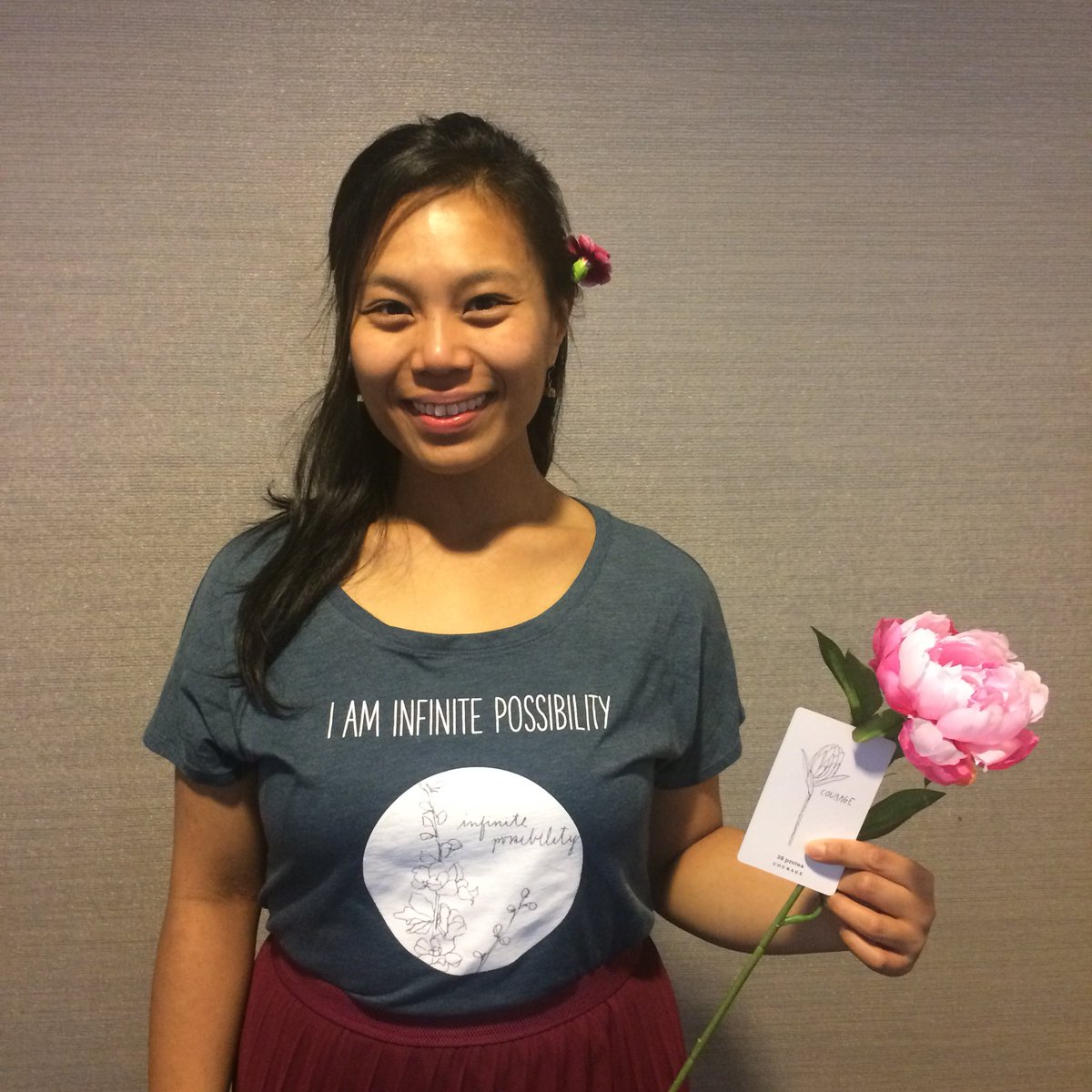 GratitudeBloom's tweet image. See someone in one of these shirts at #wisdom2 @Wisdom2conf ?? Ask them about it! #gratitudeblooming