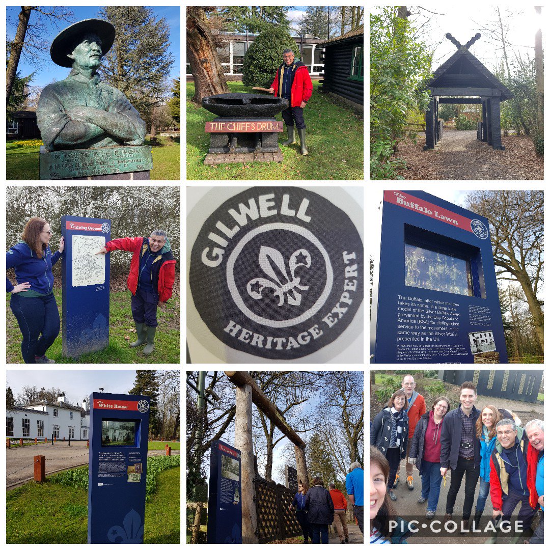 One of our @UKScouting agenda items for Team UK was brushing up on Scouting history. Everyday is a learning day, especially when you're @gilwellpark #cpd #wellbeing #induction #teambuilding